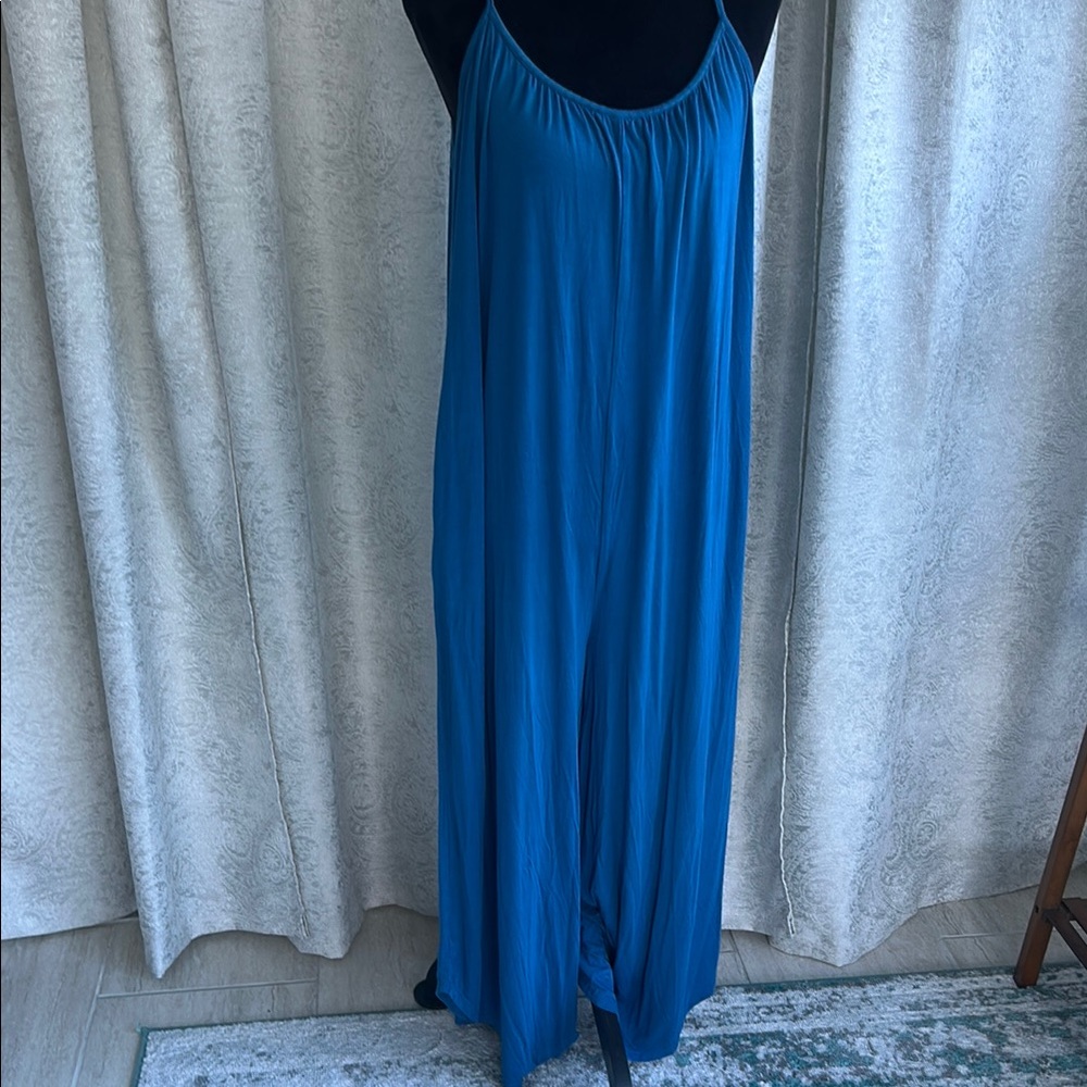 Z Supply Blue Jumpsuit
